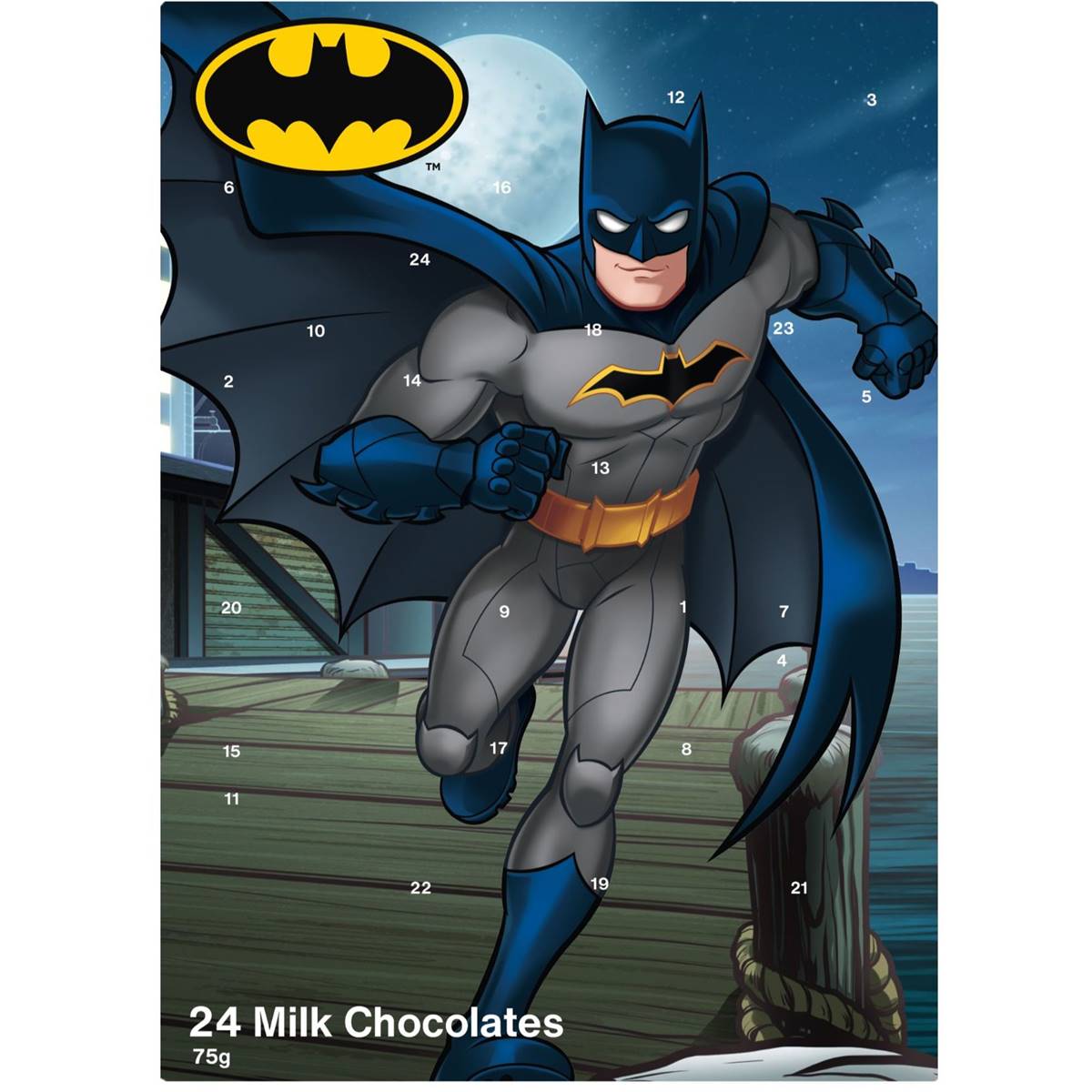 Batman Milk Chocolate 24 Days Advent Calendar 75g BBD: 26/06/24