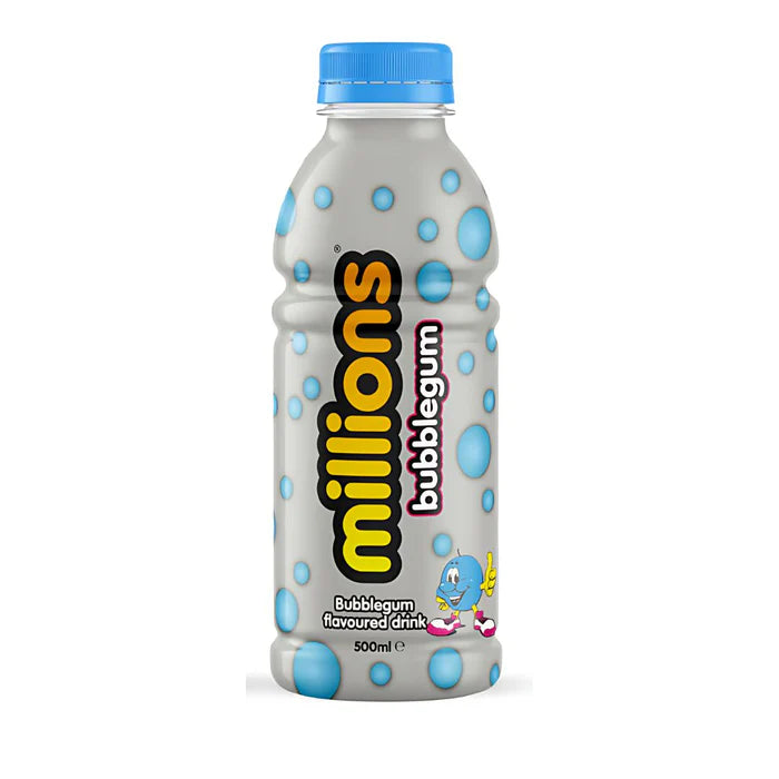 Millions Bubblegum Flavoured Drink Bottle 500ml BBD: 30/09/25