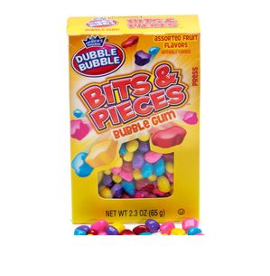 Dubble Bubble Bits and Pieces Bubble Gum Chewing Gum Gluten Free 65g