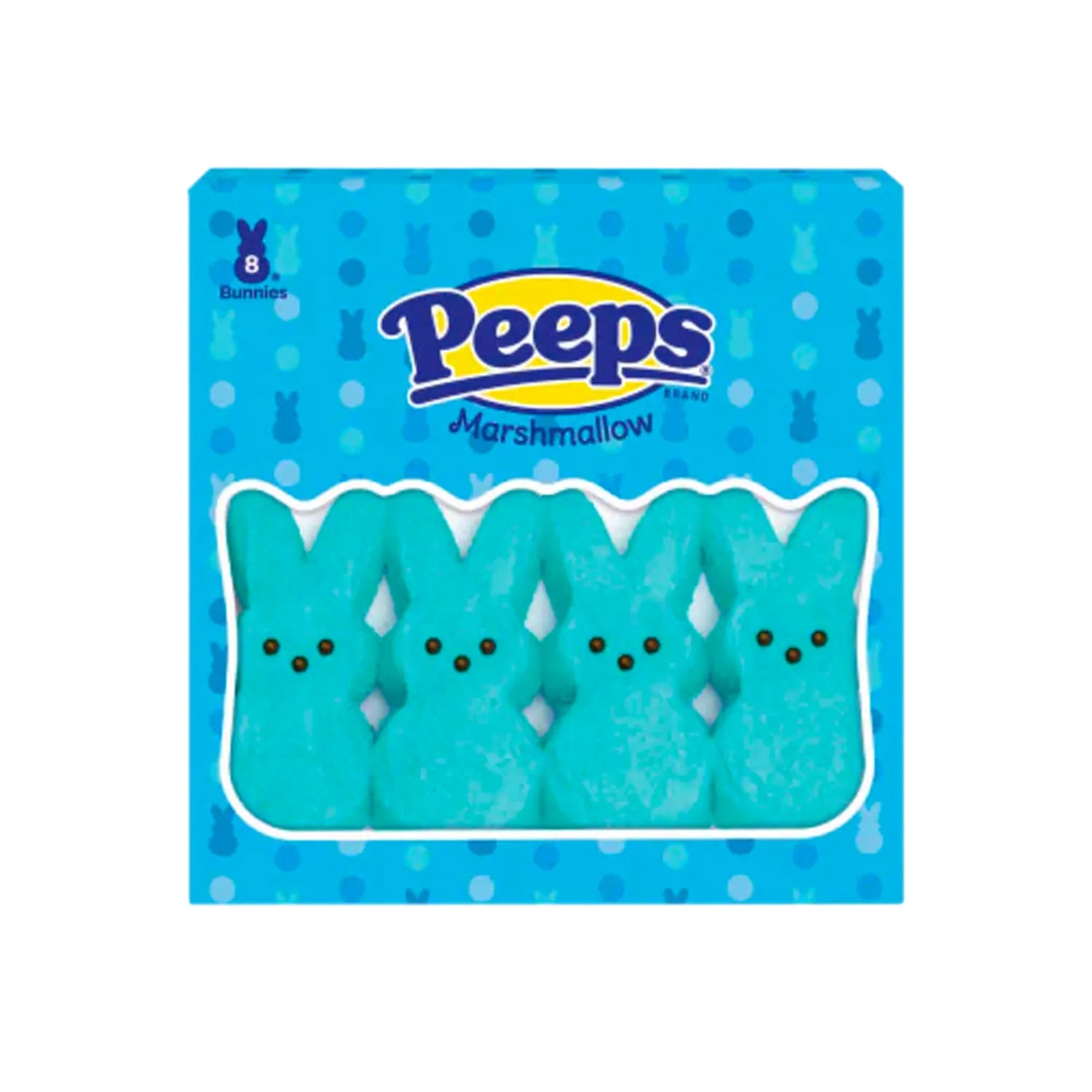 Peeps Marshmallow Blue Bunnies 8pk 85g Gluten Free