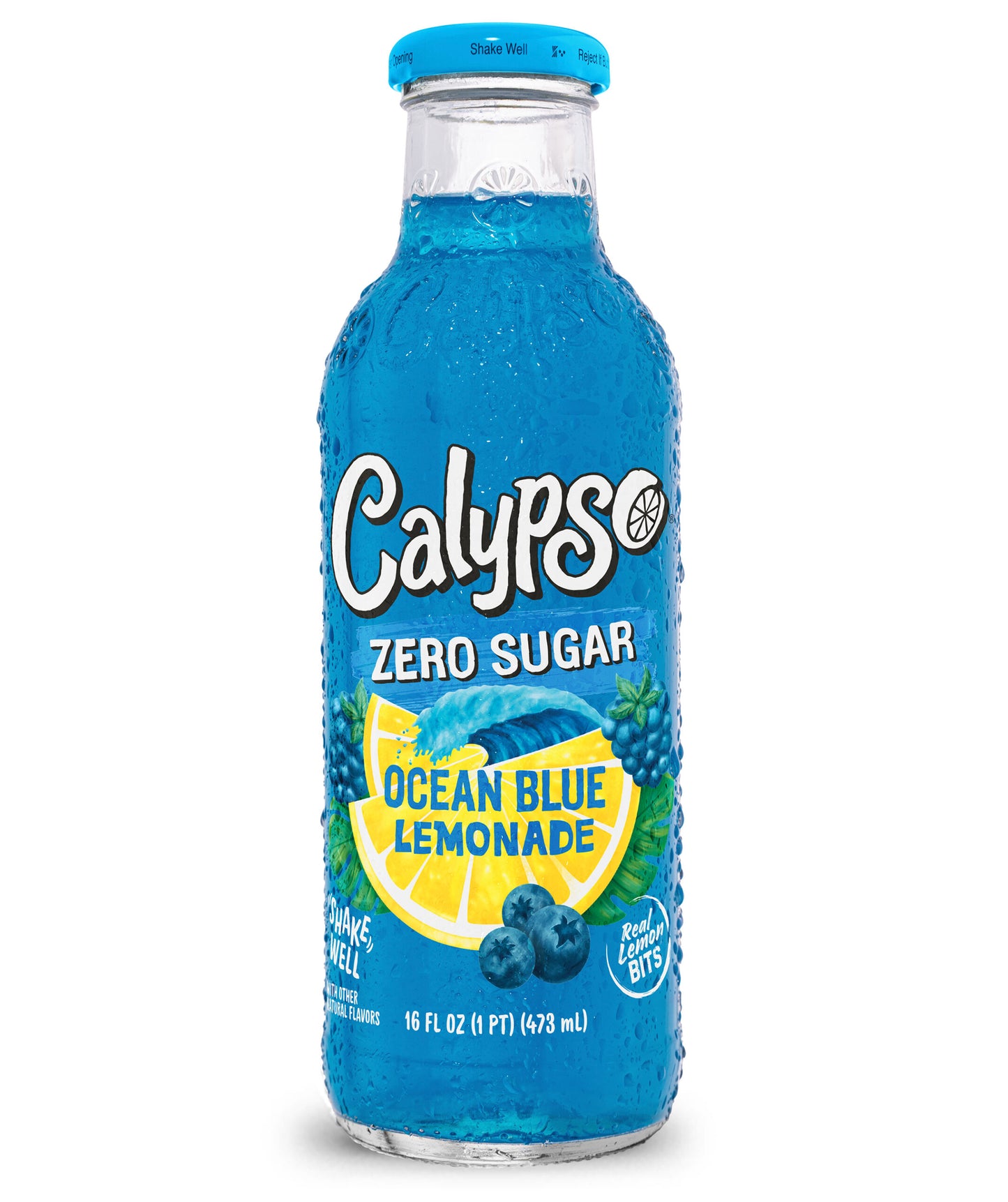 Calypso Ocean Blue Lemonade Zero Sugar Fruit Juice Drink 473ml