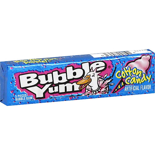 Bubble Yum Cotton Candy Bubble Gum 5 Piece Pack 39g