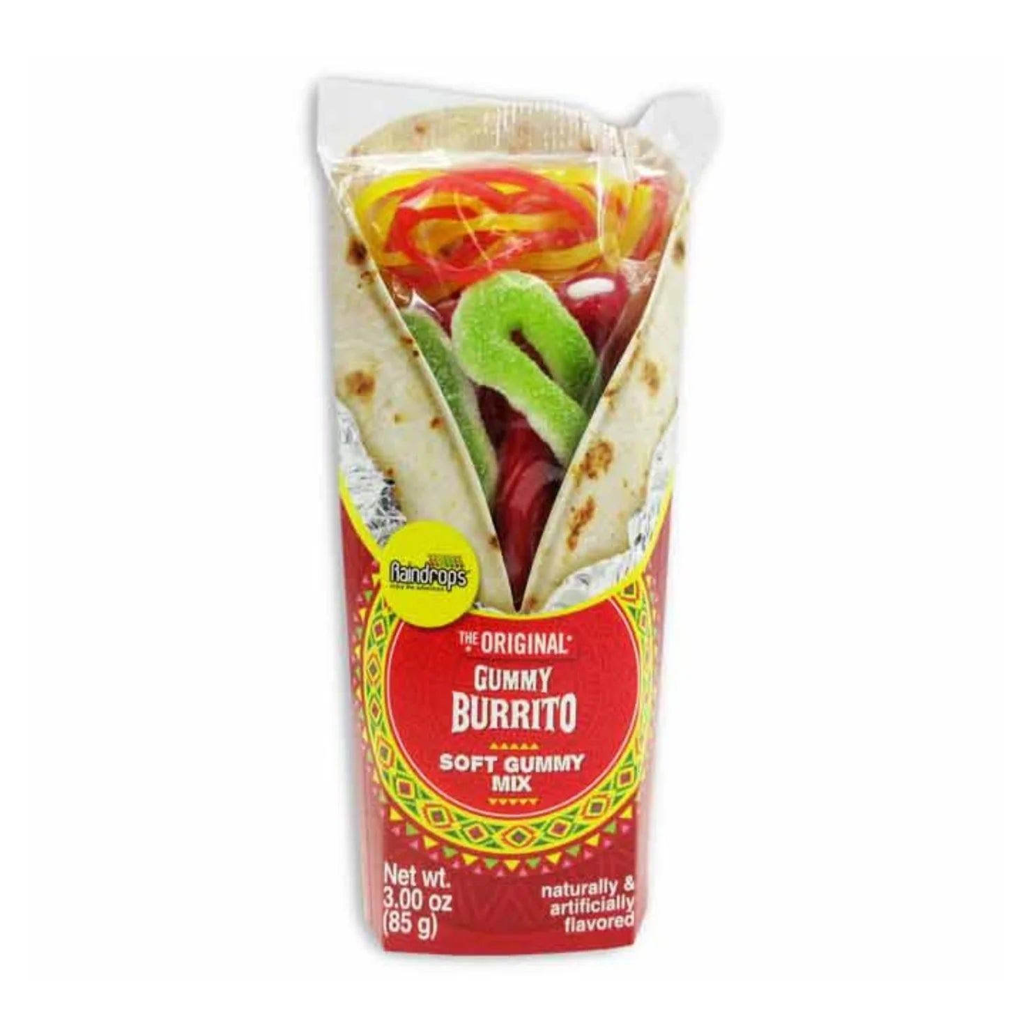 Raindrops Original Gummy Burrito Soft Gummy Mix 85g