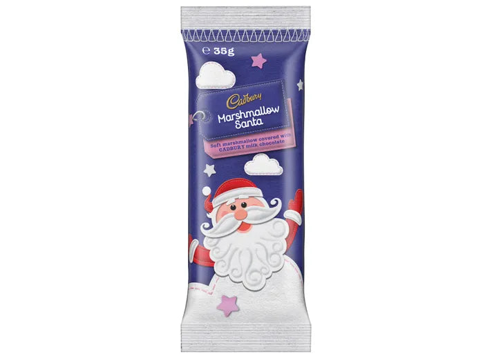 Cadbury Marshmallow Milk Chocolate Santa 35g