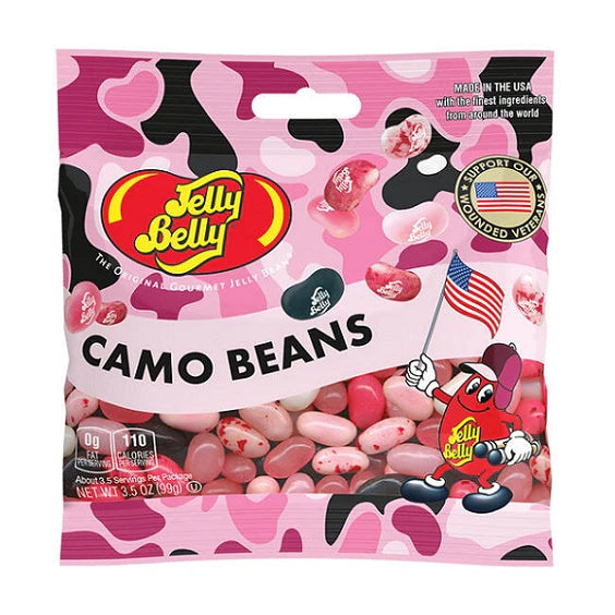 Jelly Belly Jelly Beans Camo Beans Pink Gluten Free 99g