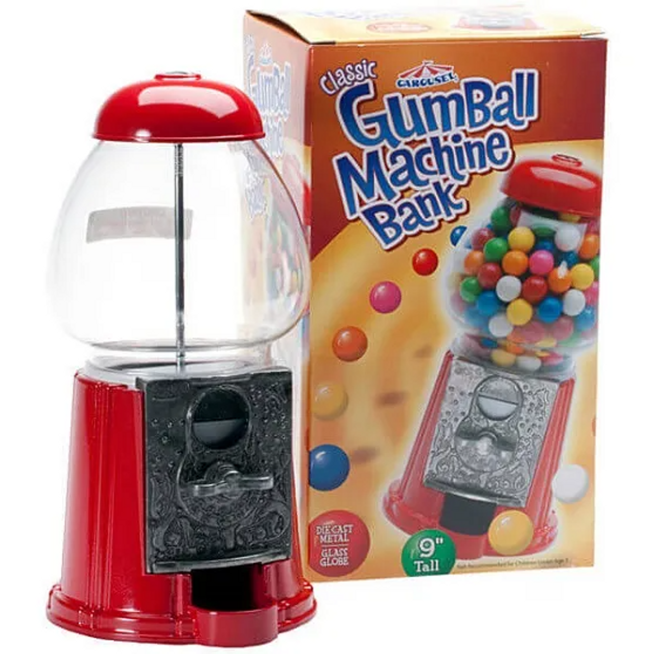 Carousel Gumball Machine 9" Dispenser