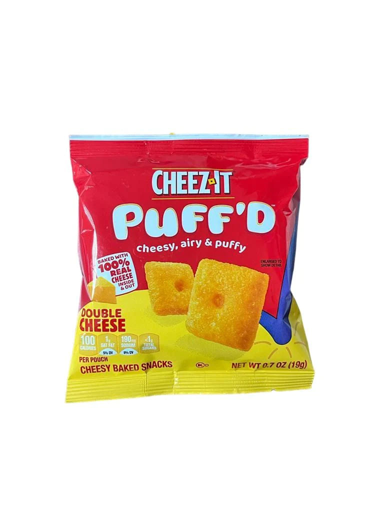 CheezIt Puff'd Double Cheese Cheesy Baked Snacks 19g The Lolly Barn