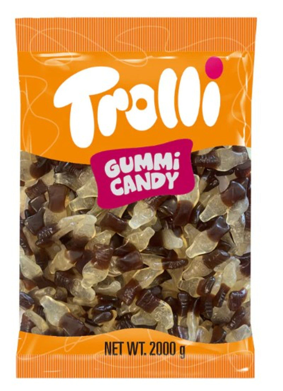 Trolli Cola Coke Gummy Gummi Bottles Gluten Free Bulk Bag 2kg