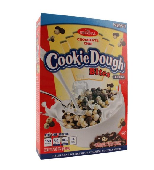 Chocolate Chip CookieDough Bites Cereal 368g Box BBD: 07/07/23