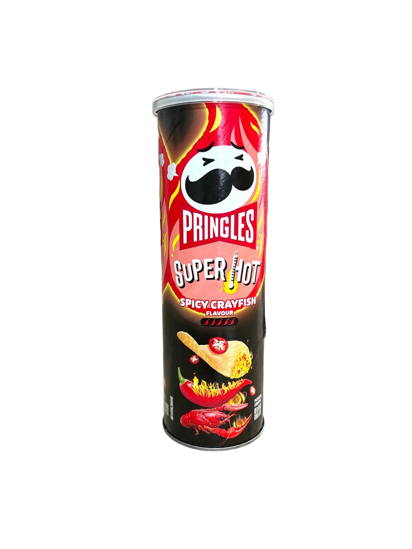 Pringles Super Hot Spicy Crayfish Flavour Chips 110g