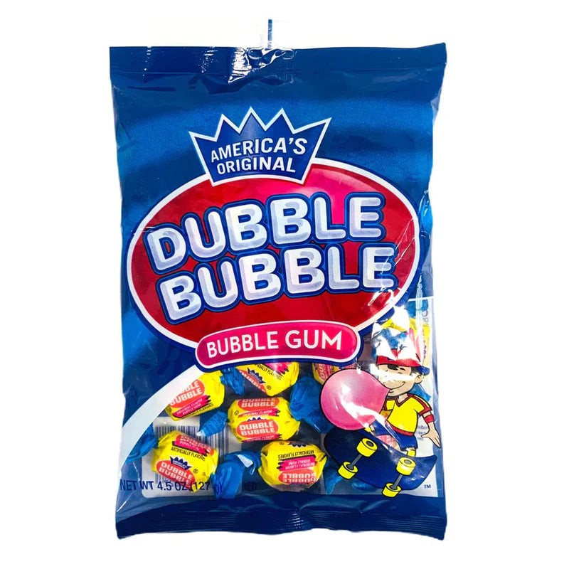 Original Dubble Original Flavoured Bubble Gum Bag 127g – The Lolly Barn