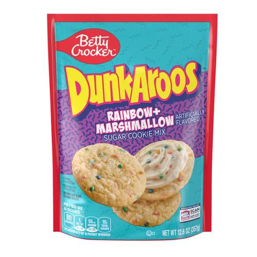 Betty Crocker Dunkaroos Rainbow & Marshmallow Sugar Cookie Mix 357g