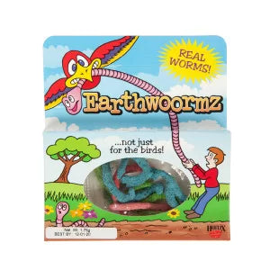 Hotlix Earthwormz Real Earth Worms Covered in Candy 1.75g