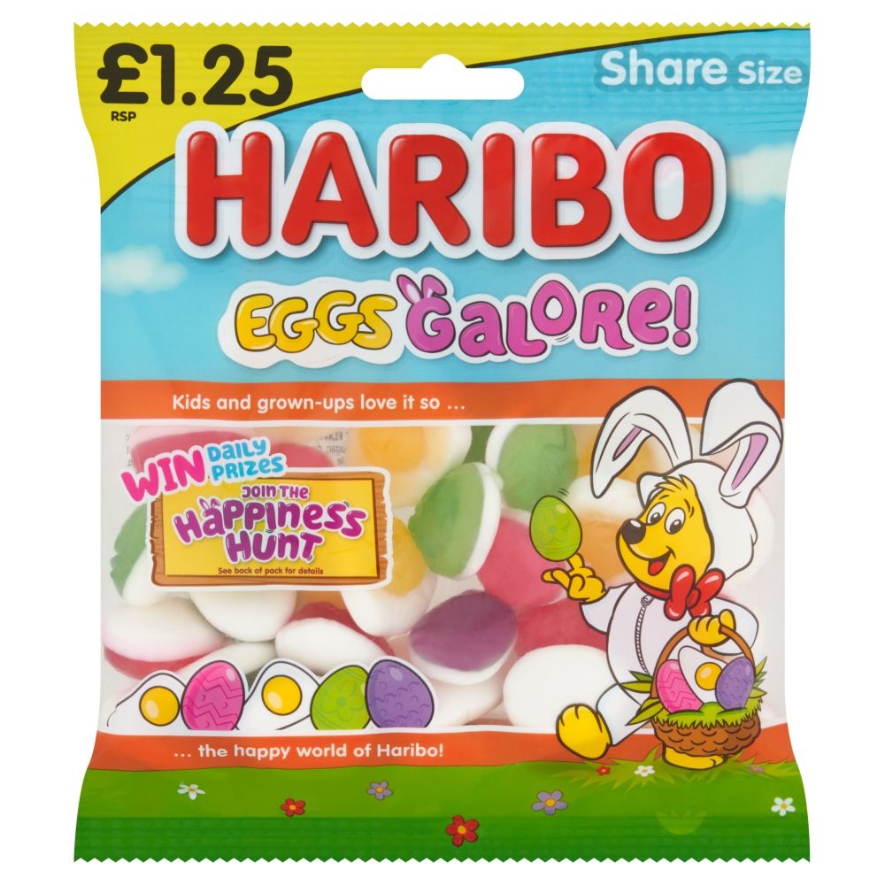 UK Haribo Eggs Galore Gummies Bag 140g – The Lolly Barn