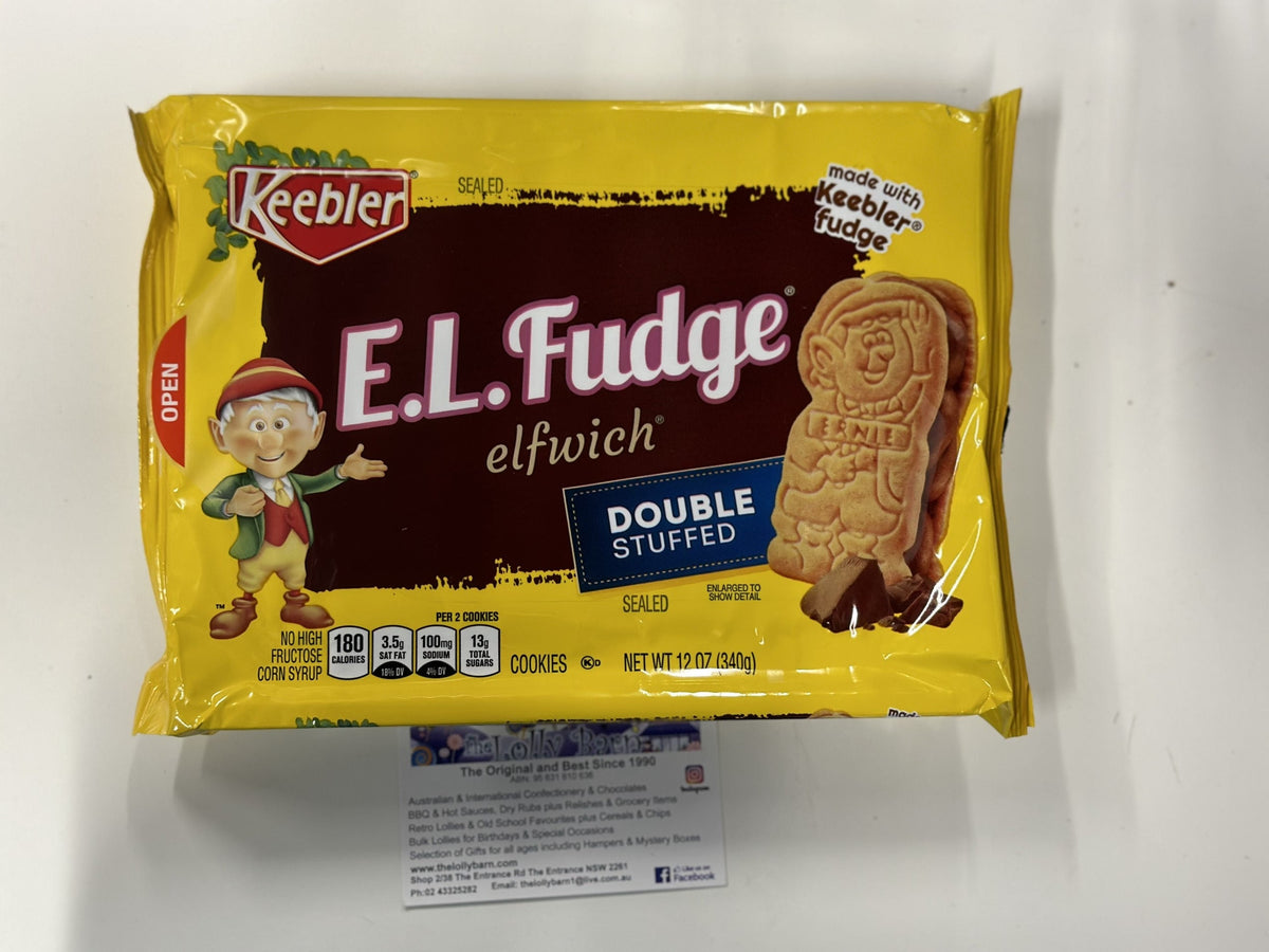 Keebler E.L. Fudge Elfwich Double Stuffed Chocolate Biscuits 340g BBD