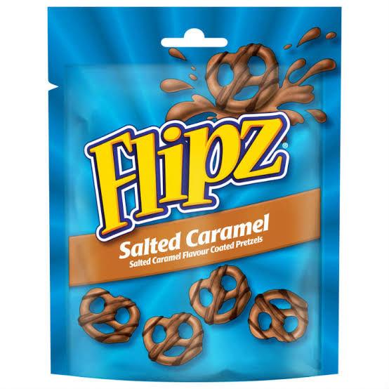 Flipz Salted Caramel Flavoured Coated Pretzels 90g