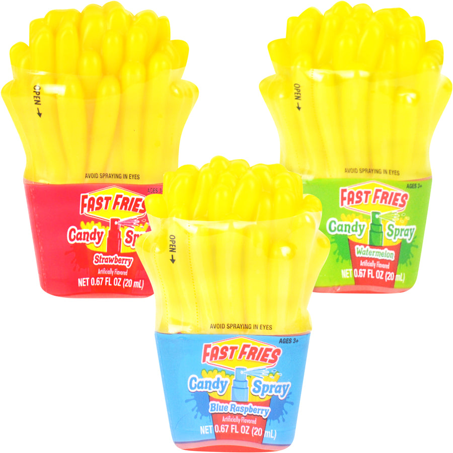 Fast Fries Candy Spray Strawberry Watermelon Blue Raspberry 20ml