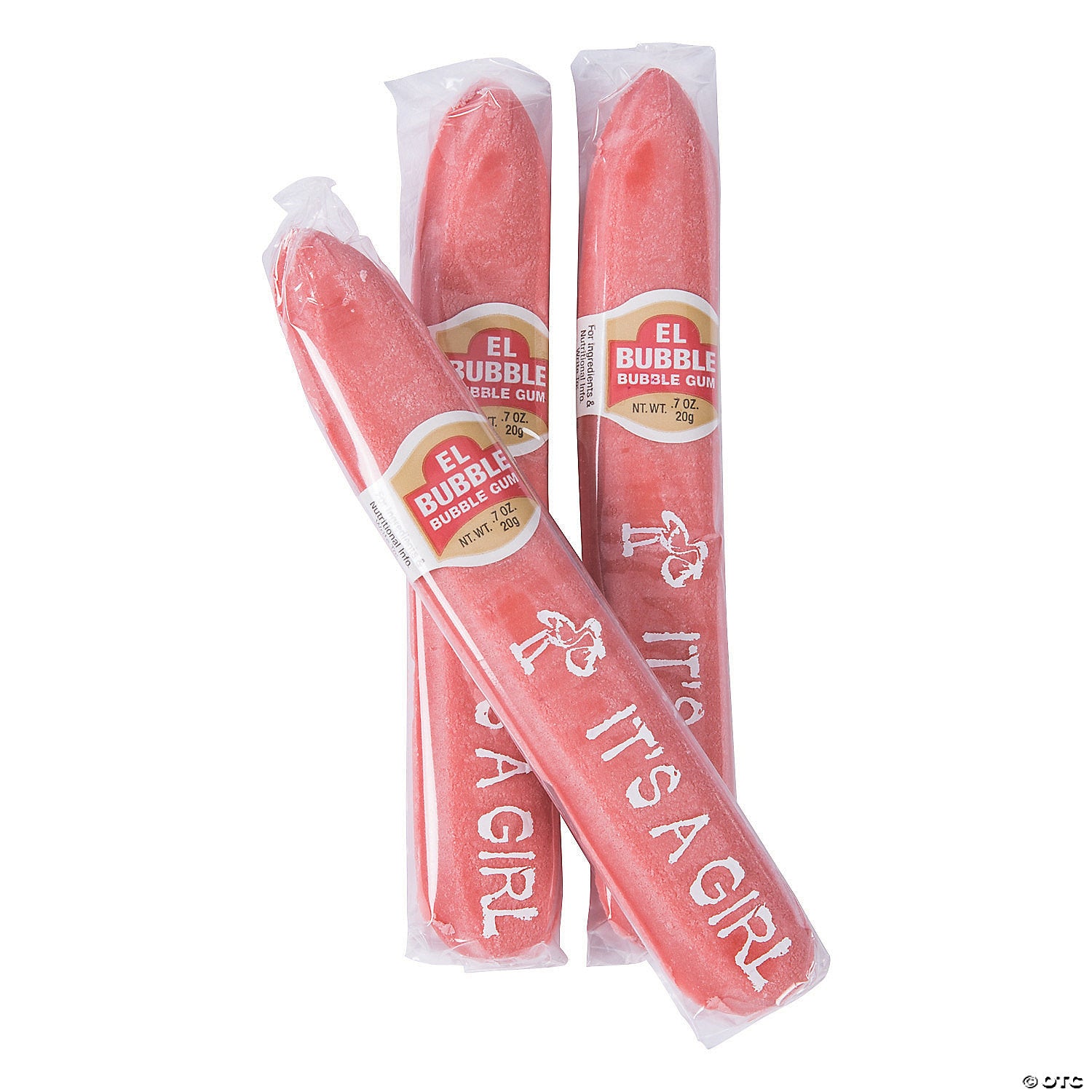 El Bubble Bubble Gum It's A Girl Pink Stick 20g 1pc