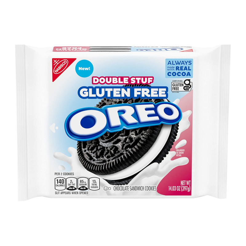 Oreo Double Stuff Gluten Free Sandwich Oreo Cookies Biscuits 353g BBD: 04/03/24