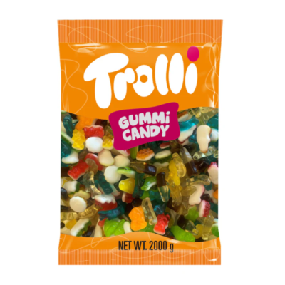 Trolli Gummy Gummi Groovy Mix Gluten Free Bulk Bag 2kg