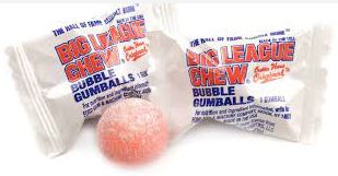 Big League Chew Bubble Gum Balls Individually Wrapped 1pc 5g