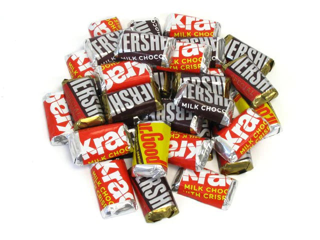 Hershey's Hersheys Milk Chocolate Block Miniatures Candy Bars 500g