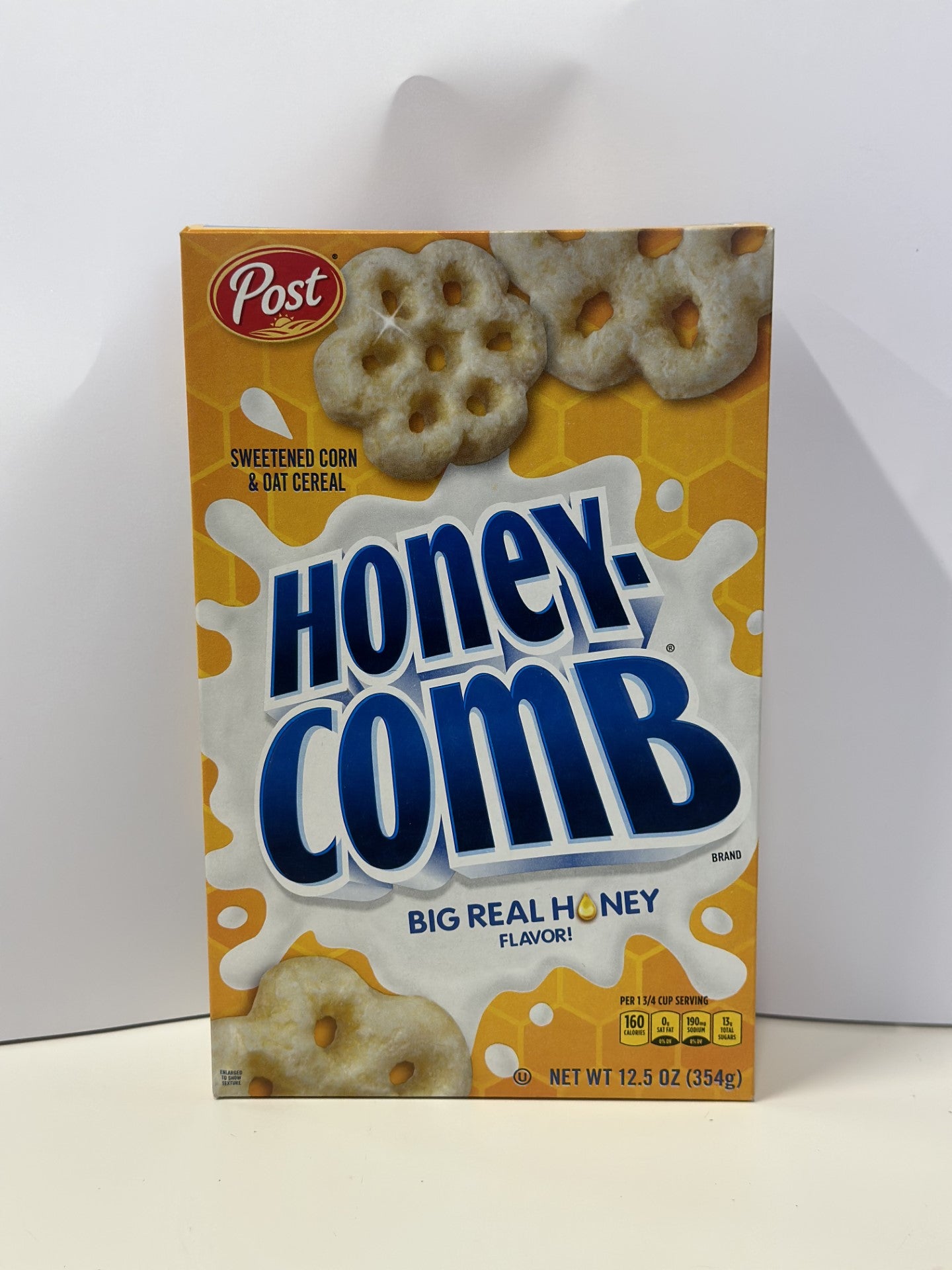 Post Honey-Comb Made With Real Honey Breakfast Cereal 354g BBD: 27/04/24