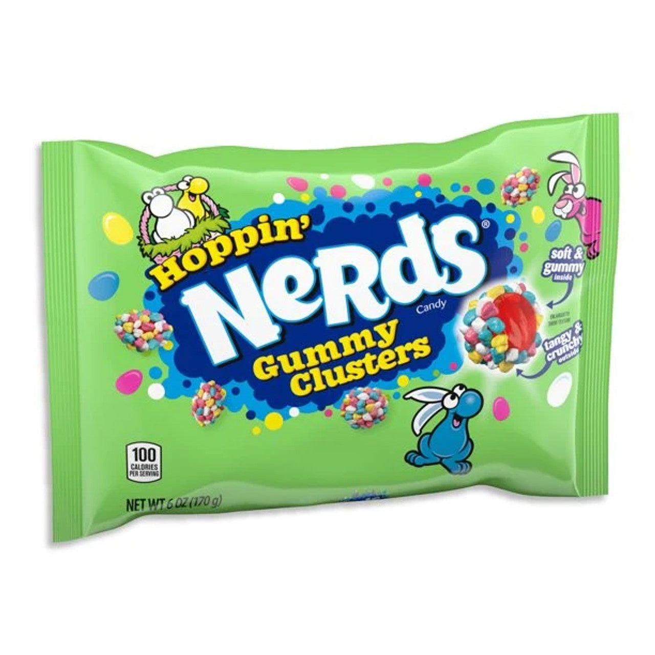 Nerds Hoppin' Gummy Clusters Easter Edition 170g – The Lolly Barn