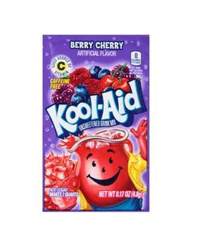 Kool-Aid Kool Aid Unsweetened Drink Berry Cherry Flavour 3.6g Satchel