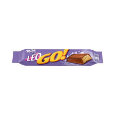 Milka Leo Go Wafer Milk Chocolate Bar 48g BBD: 20/08/25