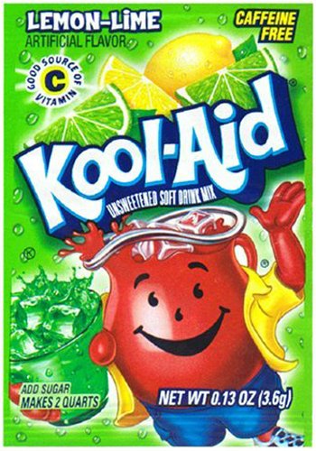 Kool-Aid Kool Aid Unsweetened Drink Lemon-Lime Flavour 3.6g Satchel BBD: 2/1/24