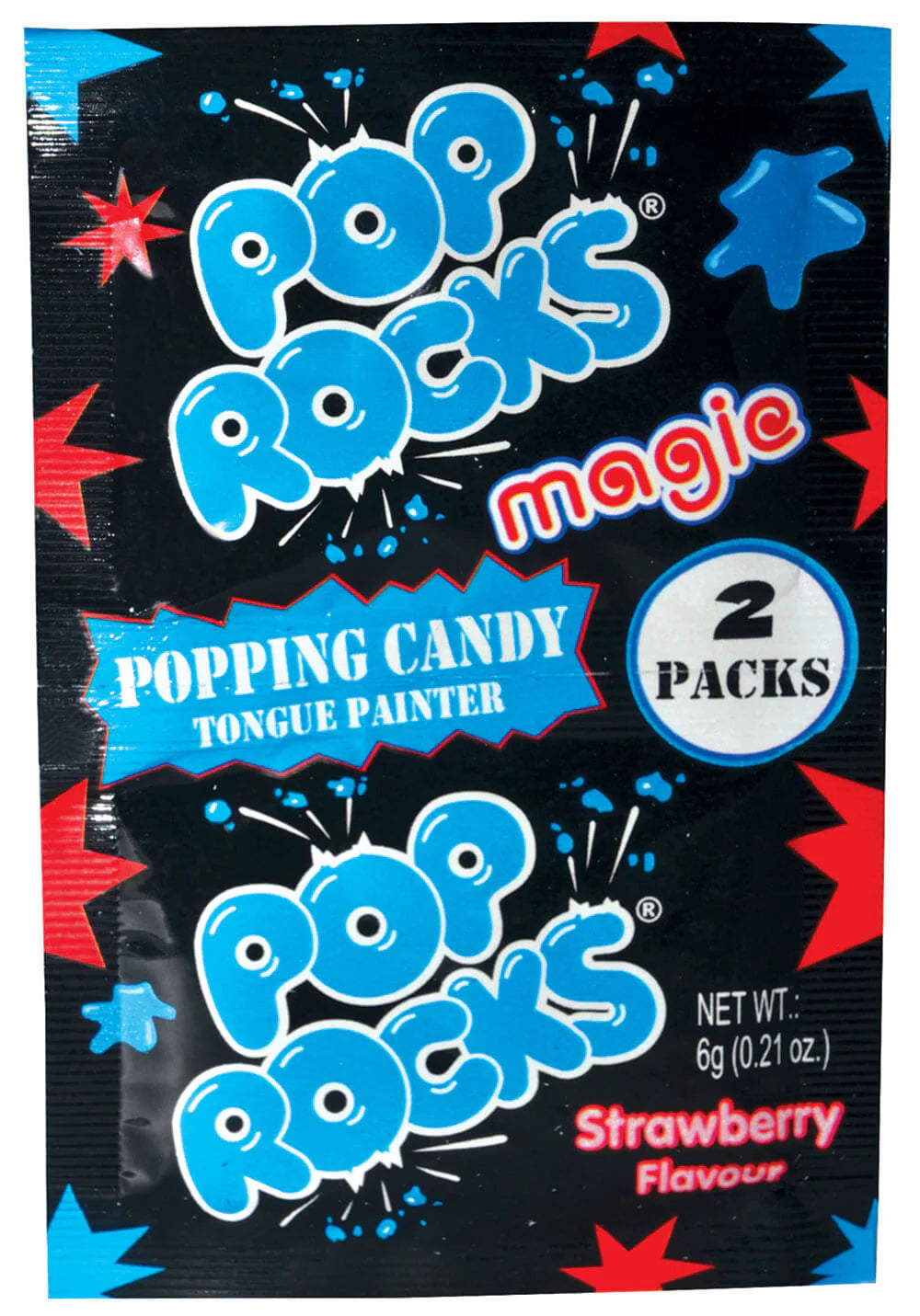 Pop Rocks Strawberry Tongue Painter Popping Candy 6g