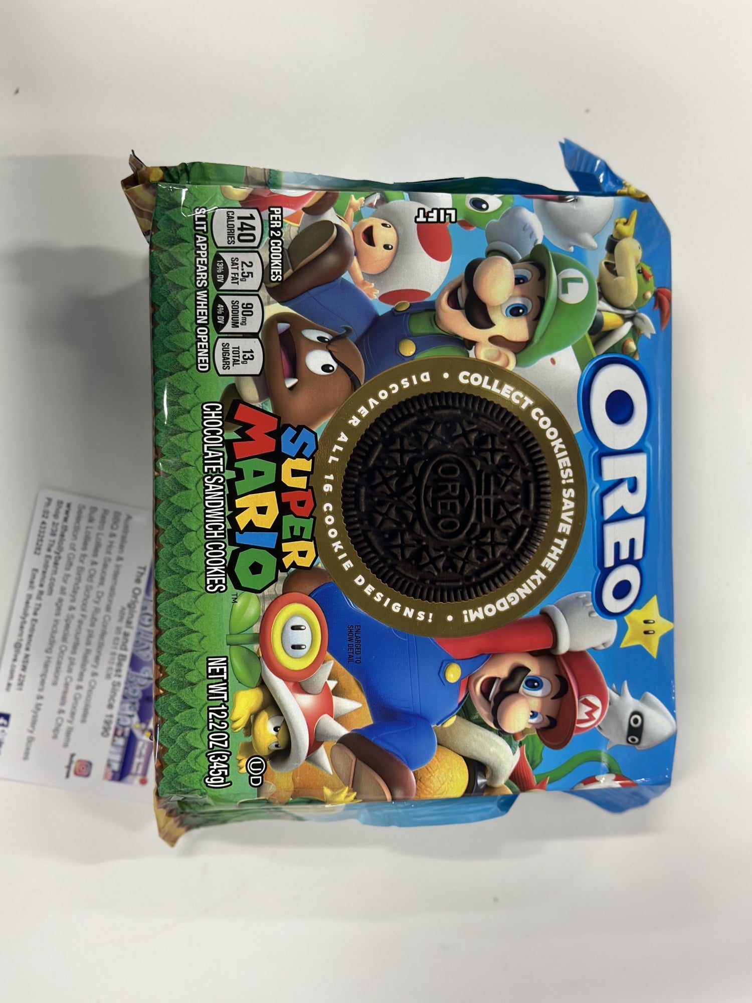 Oreos Chocolate Sandwich Cookies Limited Edition Super Mario Oreos 345 ...