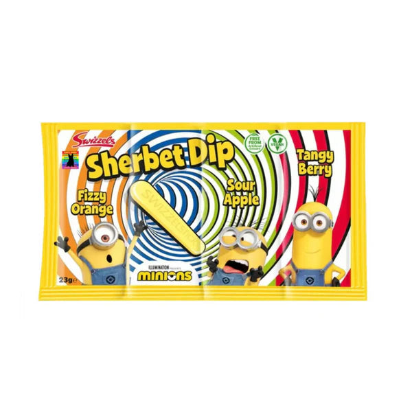 Swizzels Sherbet Dip With Stick Minions Limited Edition 23g