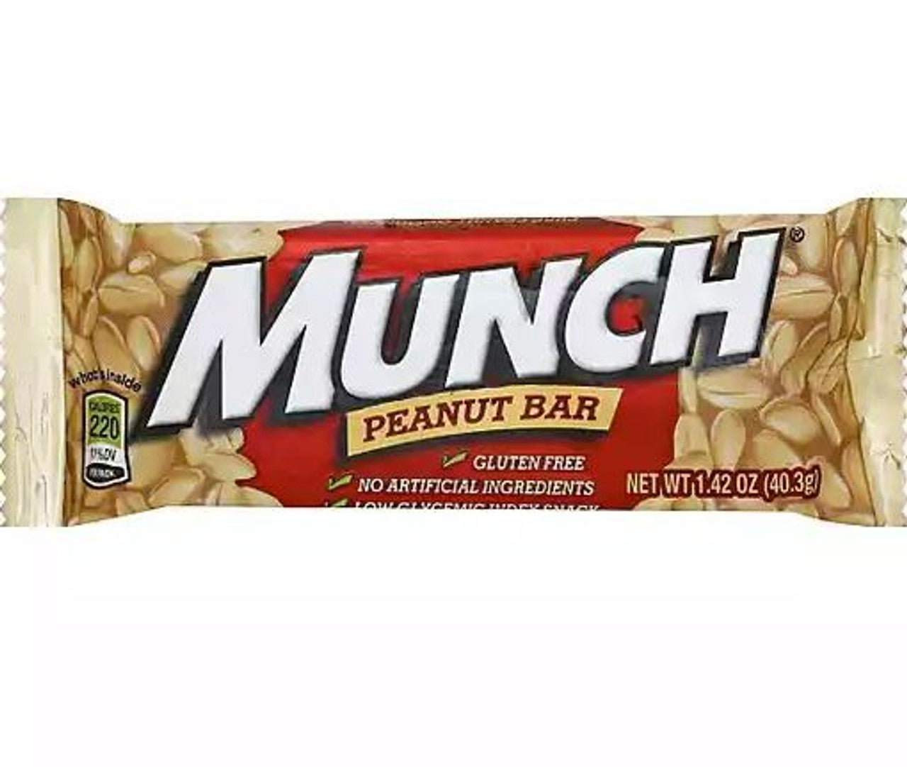 US Munch Peanut Bar Gluten Free 40.3g