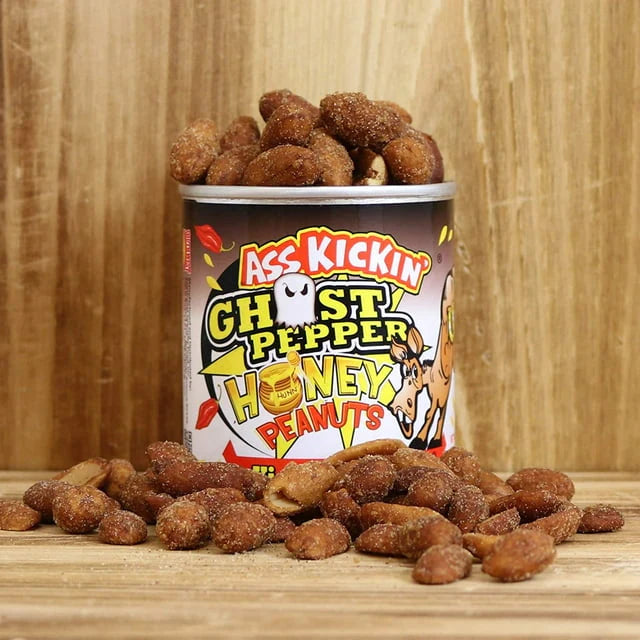 Ass Kickin' Ghost Pepper Honey Peanuts 119g