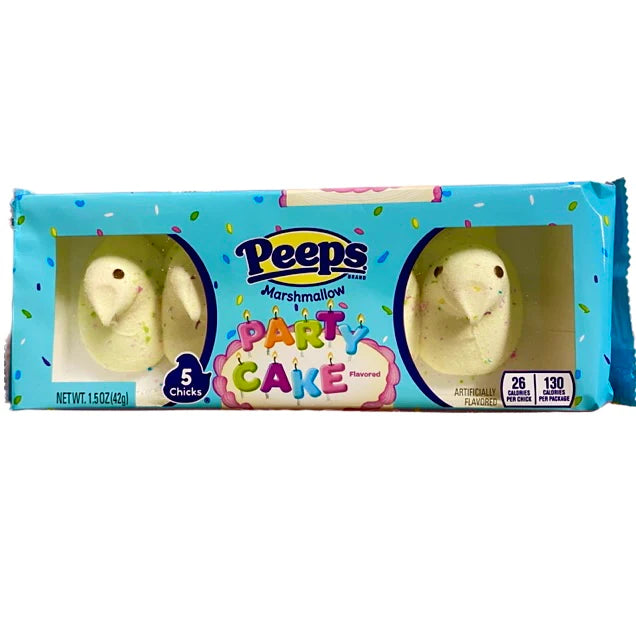 Peeps Marshmallow Party Cake 5 Chicks Gluten Free 42g