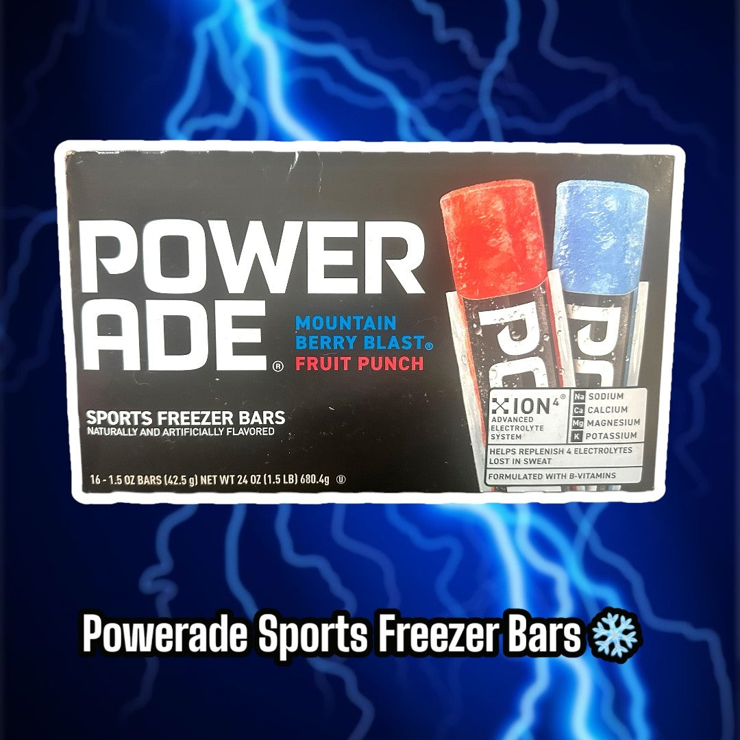 Powerade Sports Freezer Bars 16 Bars 680.4g