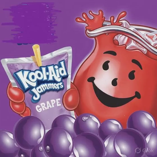 Kool-Aid Jammers Grape Ready-to-Drink Soft Drink Juice Pouch 177ml