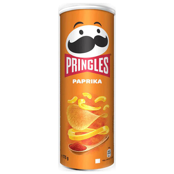 Pringles Paprika Flavoured Crisps Chips 165g