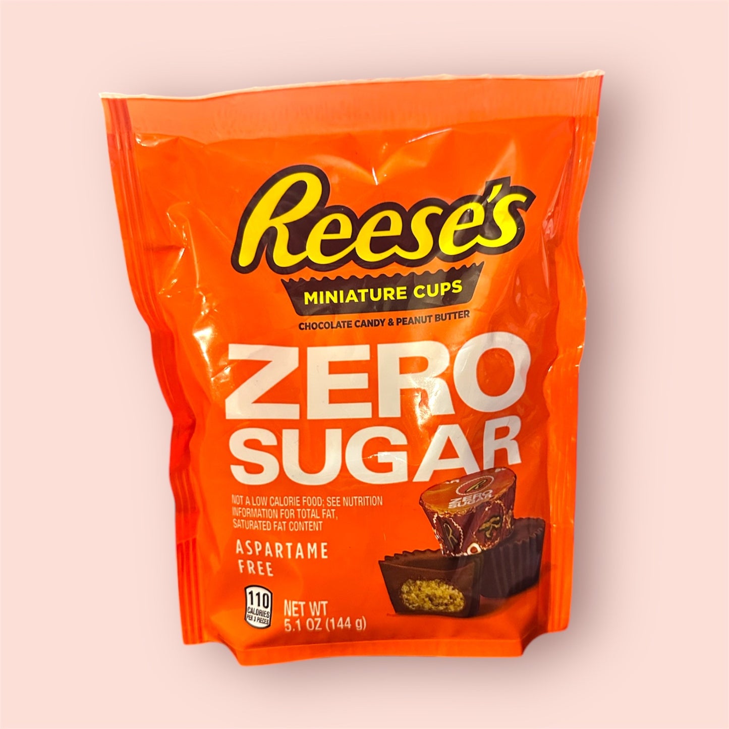 Reeses Reese's Sugar Free Peanut Butter Cup Miniatures 144g Bag