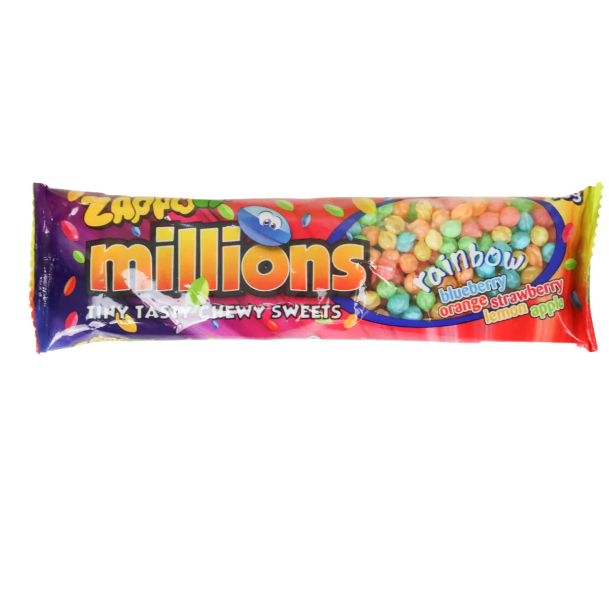 Zappo Millions Rainbow Flavour Chewy Candy 75g