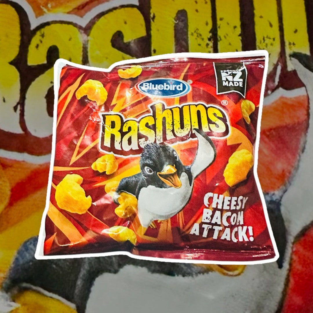 Bluebird Rashuns Cheese and Bacon Flavoured Corn Snack Size 18g – The ...
