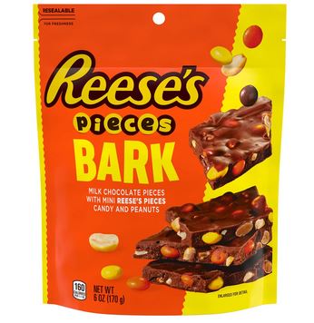 Reese's Pieces Bark Milk Chocolate Pieces Bag 170g