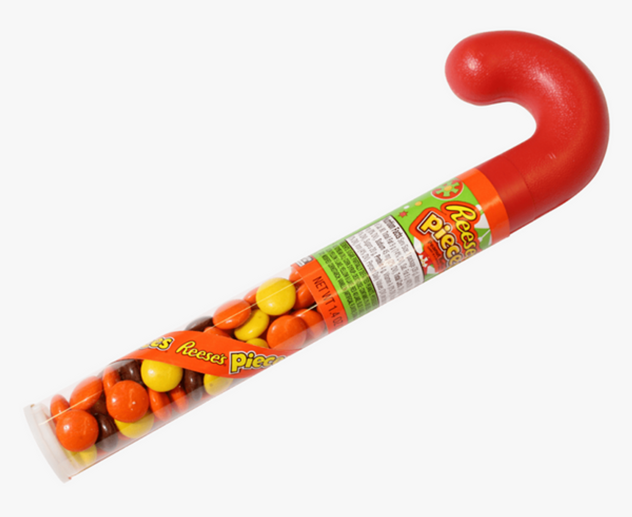 Reese's Pieces Candy Cane Filled With Reese's Pieces 39g