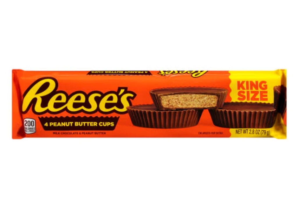 Reese's Milk Chocolate 4 Pack Peanut Butter Cups King Size 79g