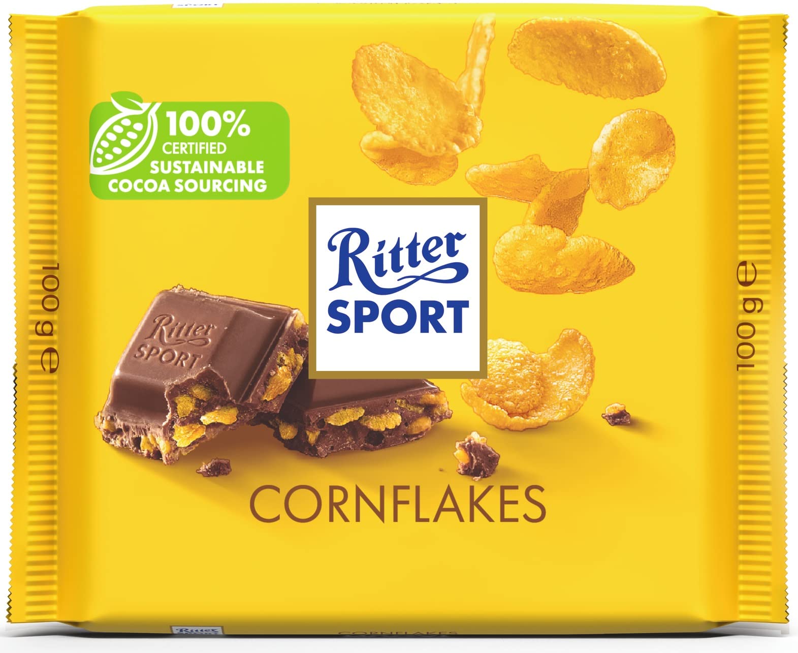 Ritter Sport Milk Chocolate With Cornflakes 100g BBD: 20/12/24