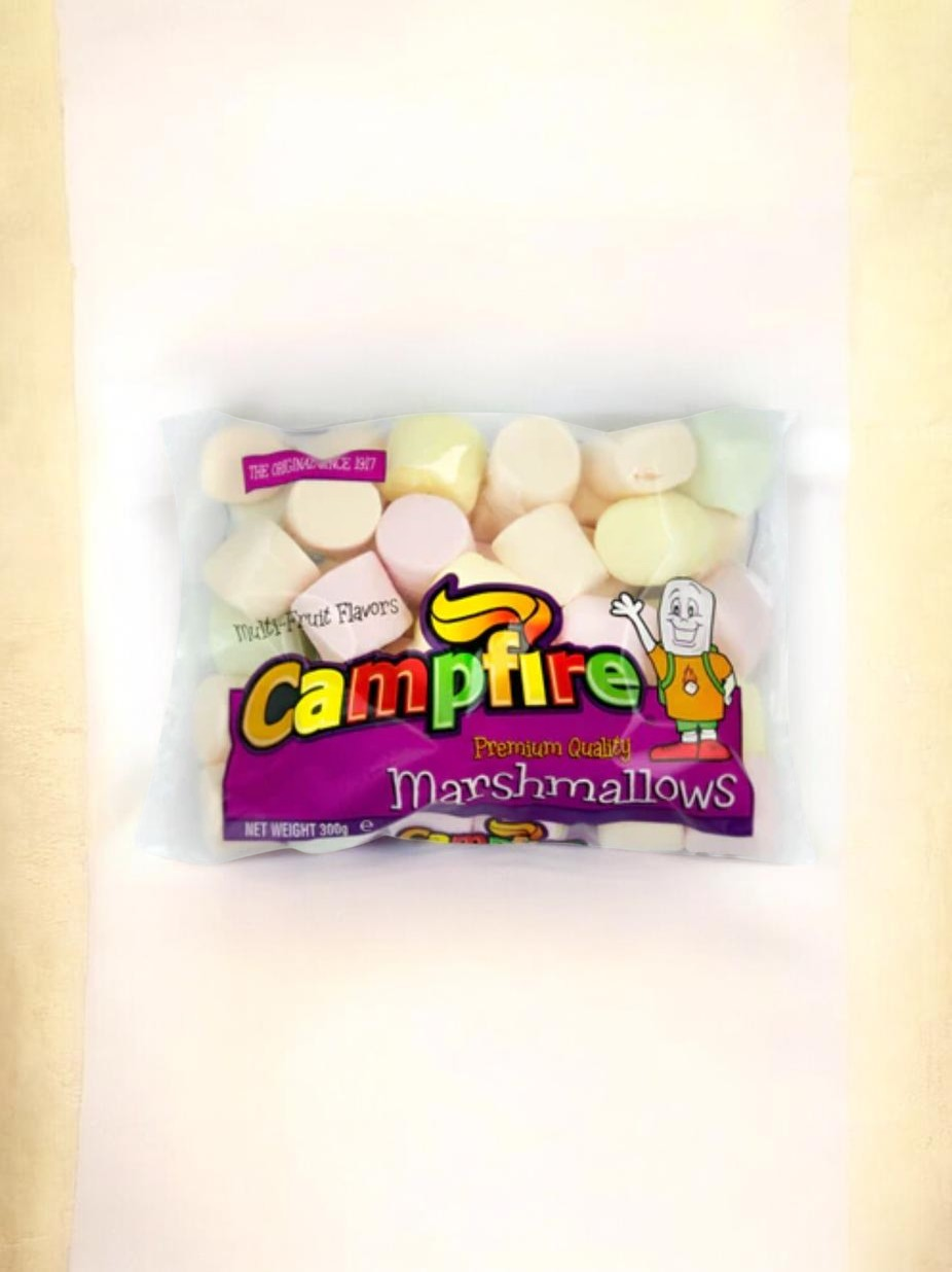 USA Campfire Multi Fruit Flavors Flavours Marshmallow 300g Bag