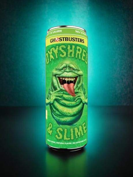 Ghostbusters Oxyshred & Slime Ultra Energy Drink RTD 355ml