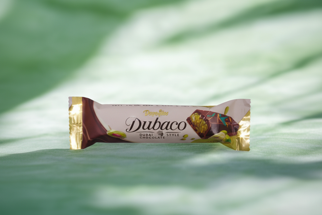 Beyoglu Dubaco Dubai Chocolate with Pistachio & Kadaifi Kadayıf Small 35g Block